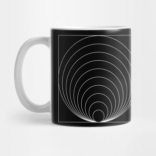 geometric circles design Mug